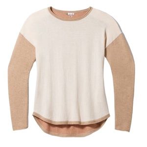 Smartwool Shadow Pine Colorblock Crew Sweater Women's Small Pullover NWOT